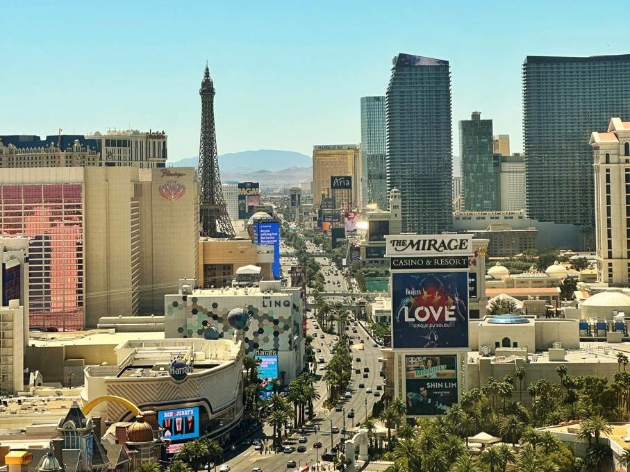 City view of the Las Vegas Strip during the day time