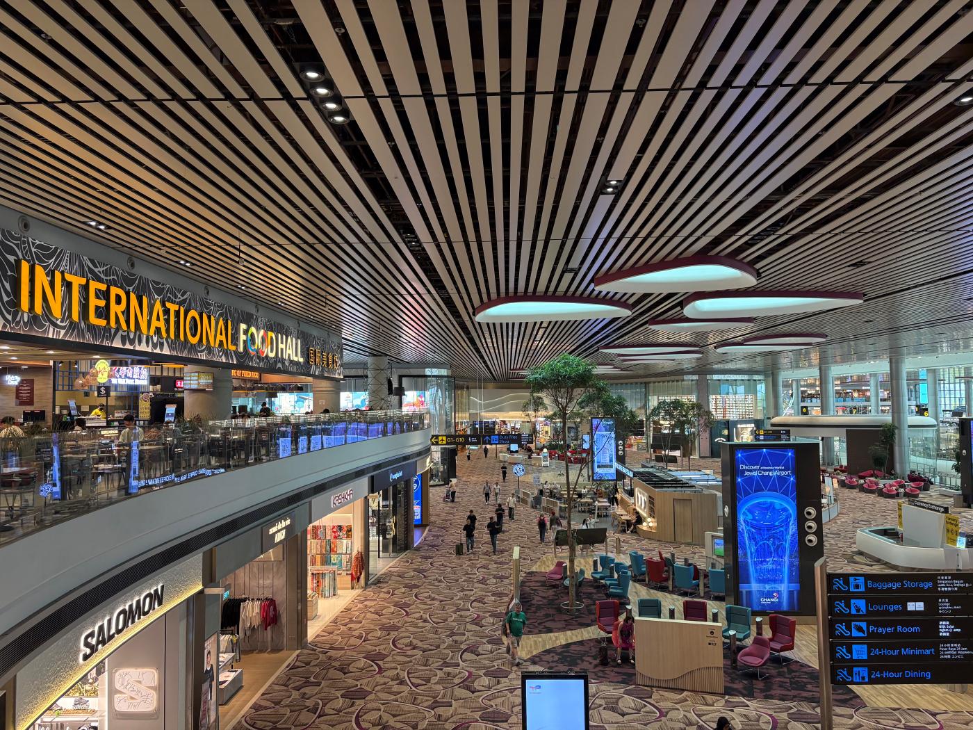 Changi Airport Terminal 4 during a layover at Changi Airport