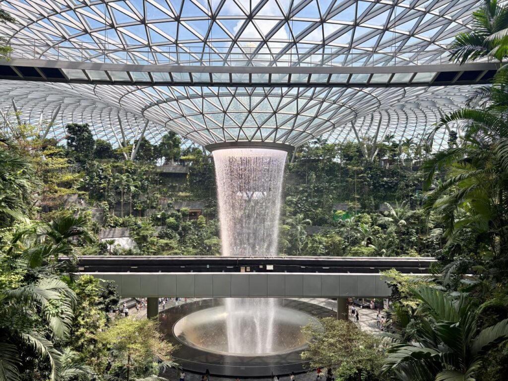 The Jewel Waterfall at Changi Airport, Singapore