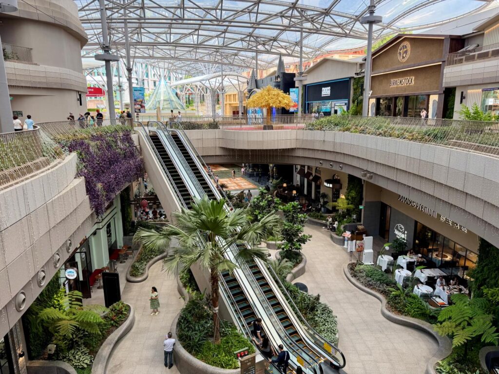 Shopping centre in Sentosa, Singapore