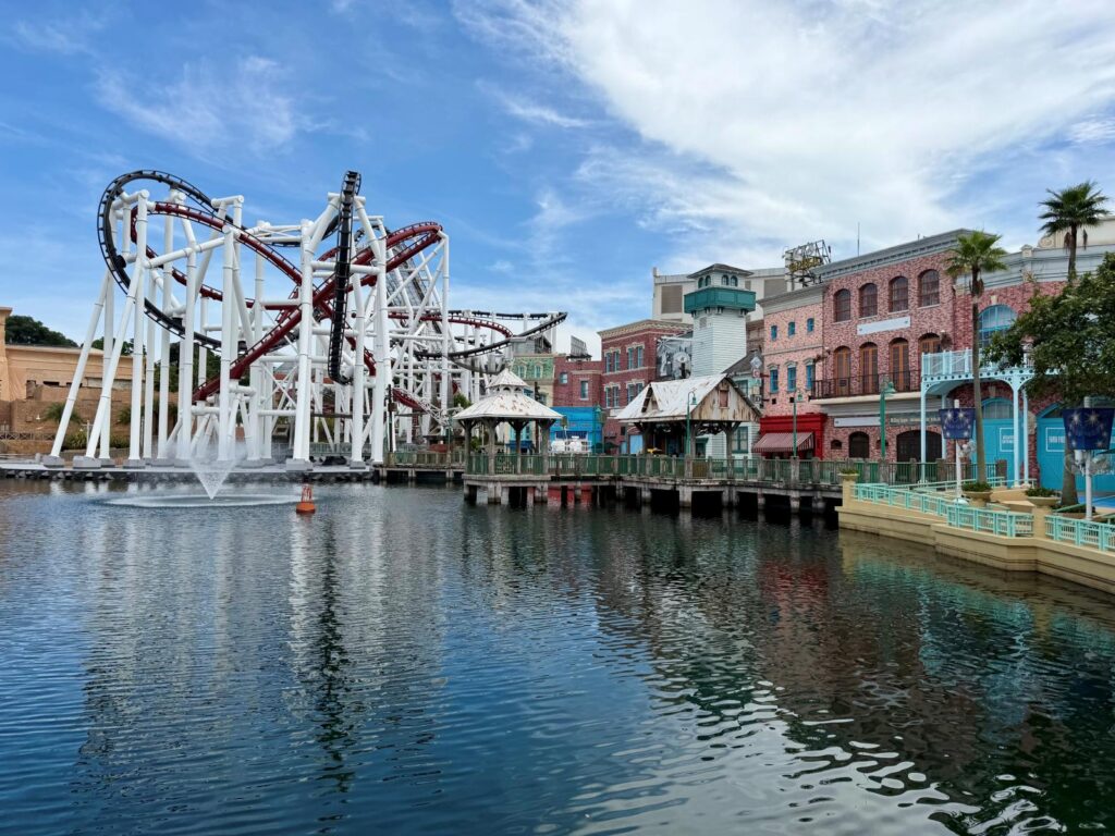 Universal Sentosa, Singapore, view over park