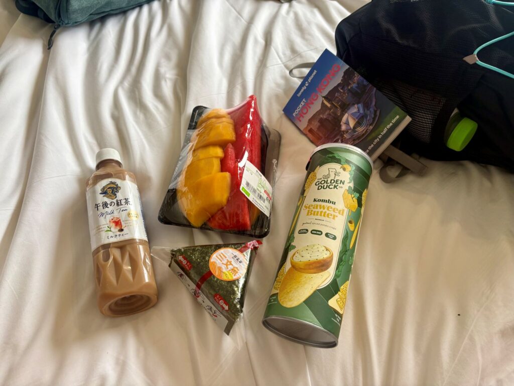 Some gluten-free snacks in Hong Kong