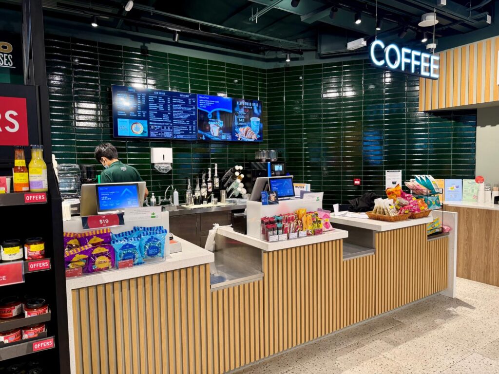 A M&S cafe in Hong Kong